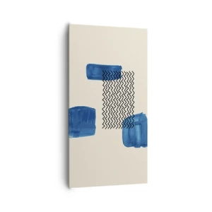 Quadro su tela - Stampe su Tela - Quartetto astratto - 65x120 cm