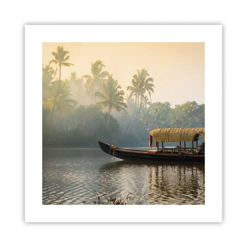 Poster - Casa sul fiume - 40x40 cm