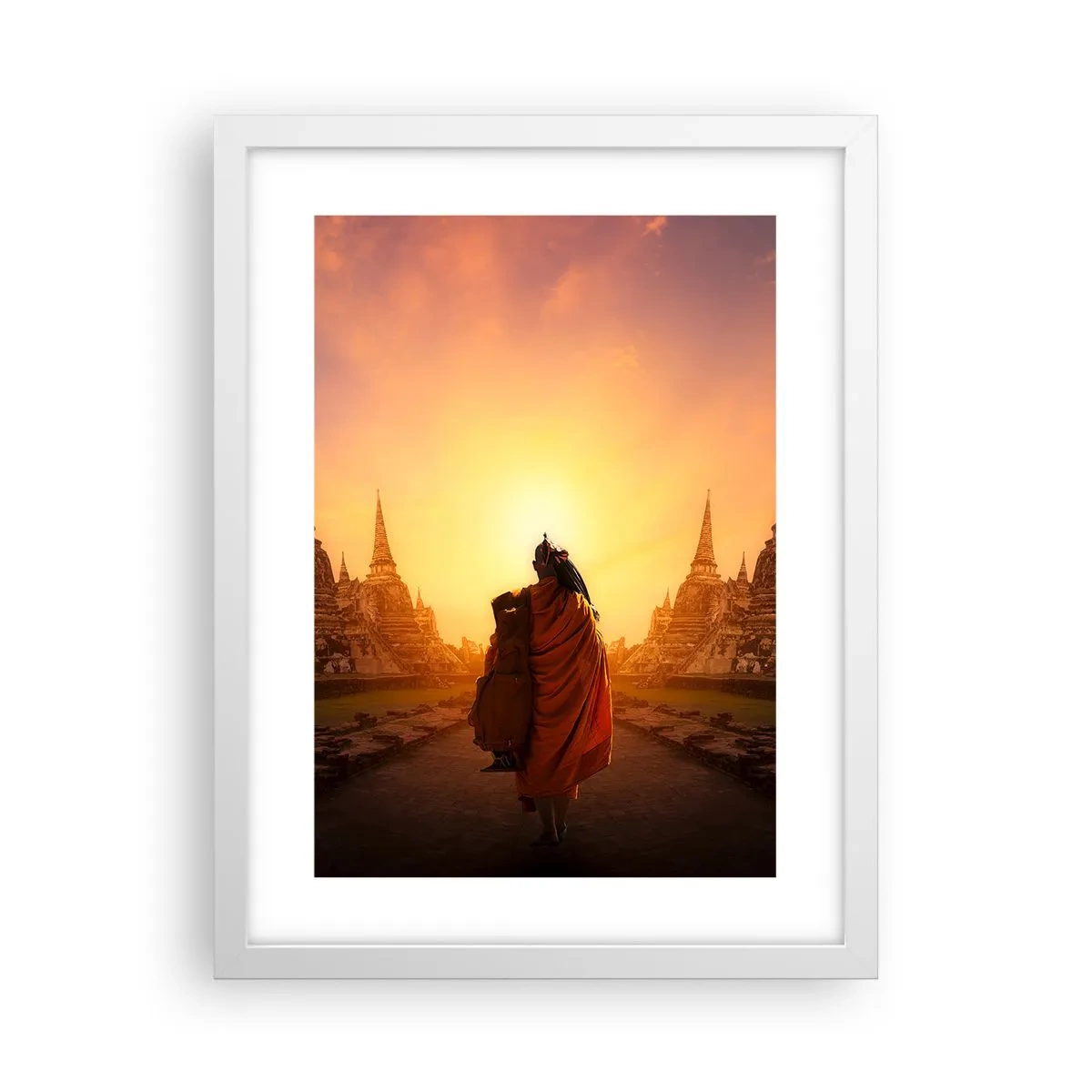 Poster in cornice bianca - In pace per l'eternità - 30x40 cm