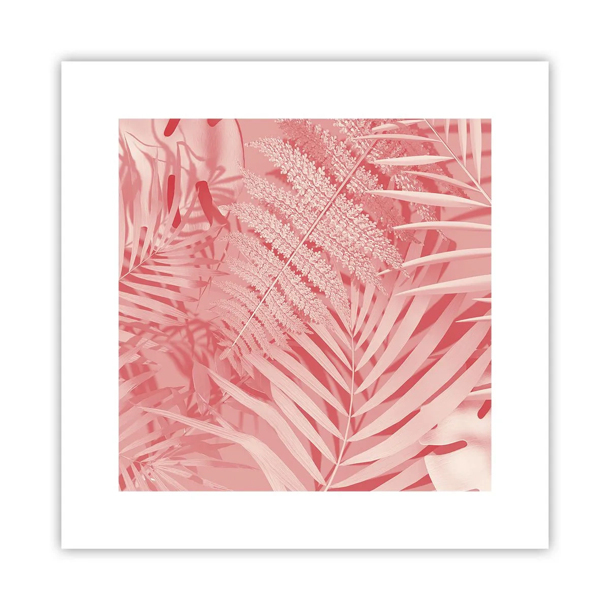 Poster - Concetto rosa - 30x30 cm