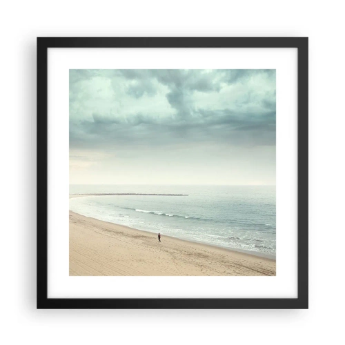 Poster in cornice nera - Cercando la pace - 40x40 cm