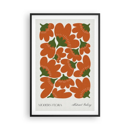 Poster in cornice nera - Dalla vita dei fiori - 61x91 cm