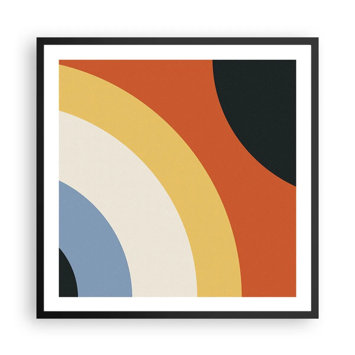 Poster in cornice nera - Verso di se - 60x60 cm
