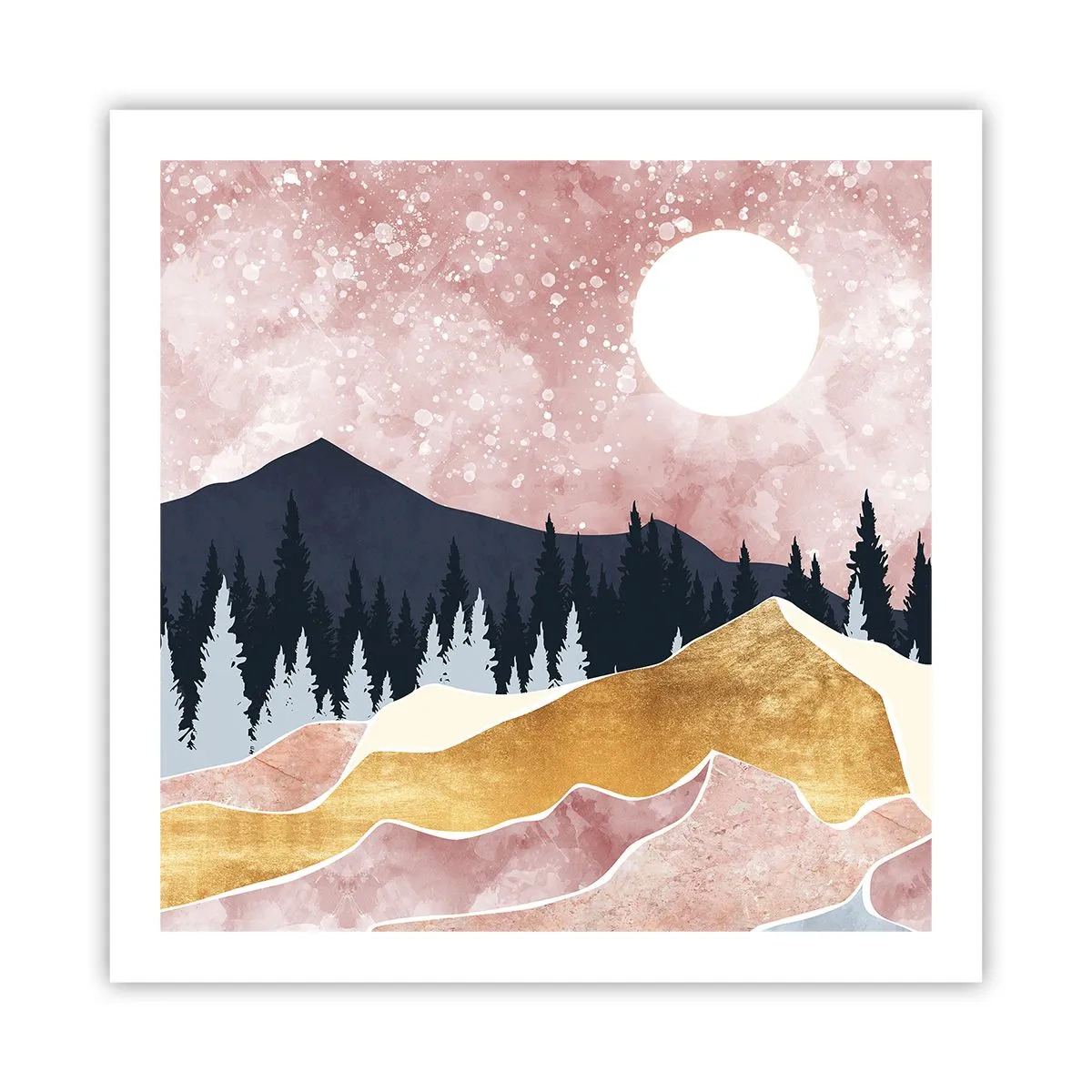 Poster - Guardiano notturno - 60x60 cm