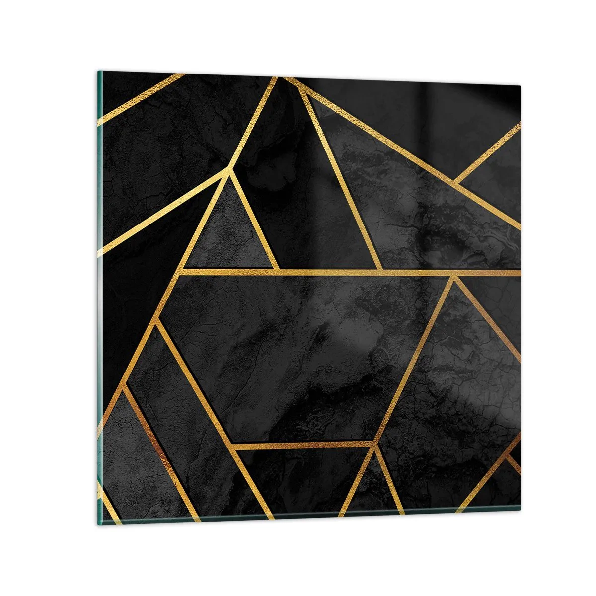 Quadro su vetro - Oscurità e luce - 30x30 cm