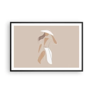 Poster in cornice nera - La moda è un gioco - 91x61 cm