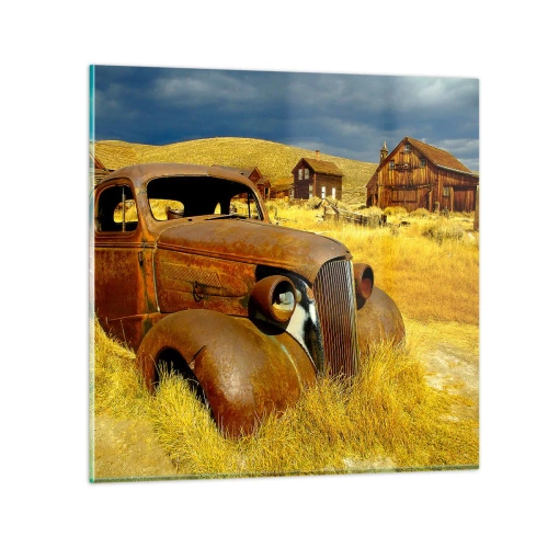 Quadro su vetro - Meritato riposo - 30x30 cm