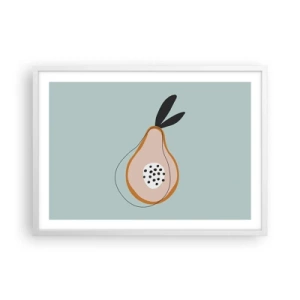 Poster in cornice bianca - Penetrare la natura delle cose - 70x50 cm