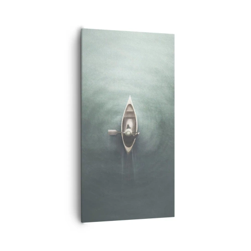 Quadro su tela - Stampe su Tela - Nel lago al chiaro di luna - 65x120 cm