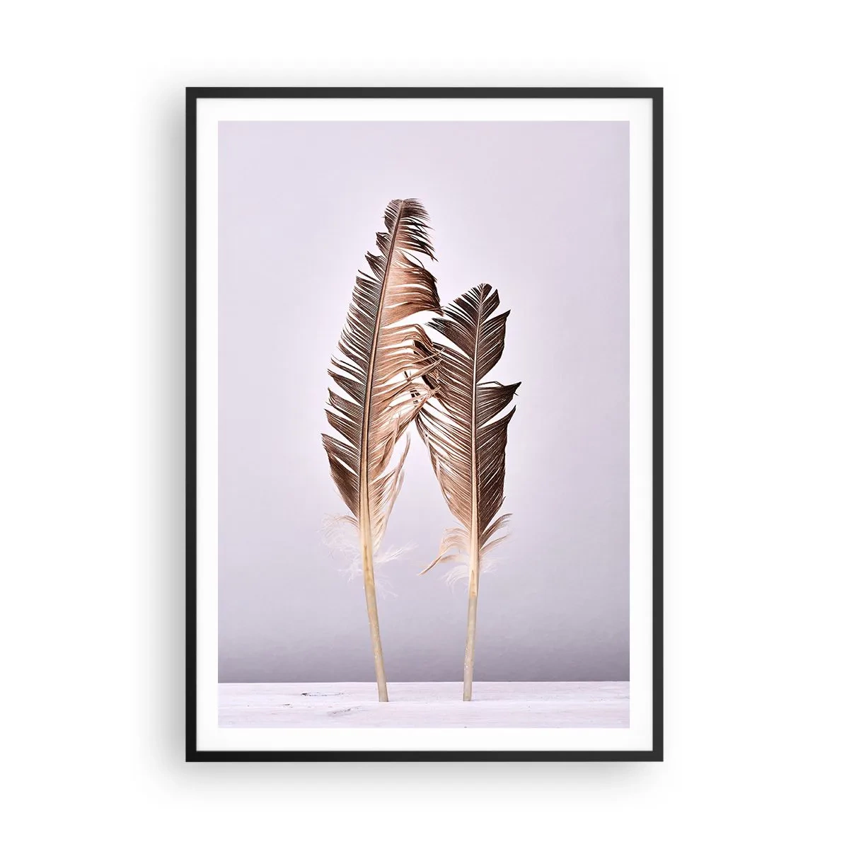 Poster in cornice nera - Contro il nulla - 70x100 cm