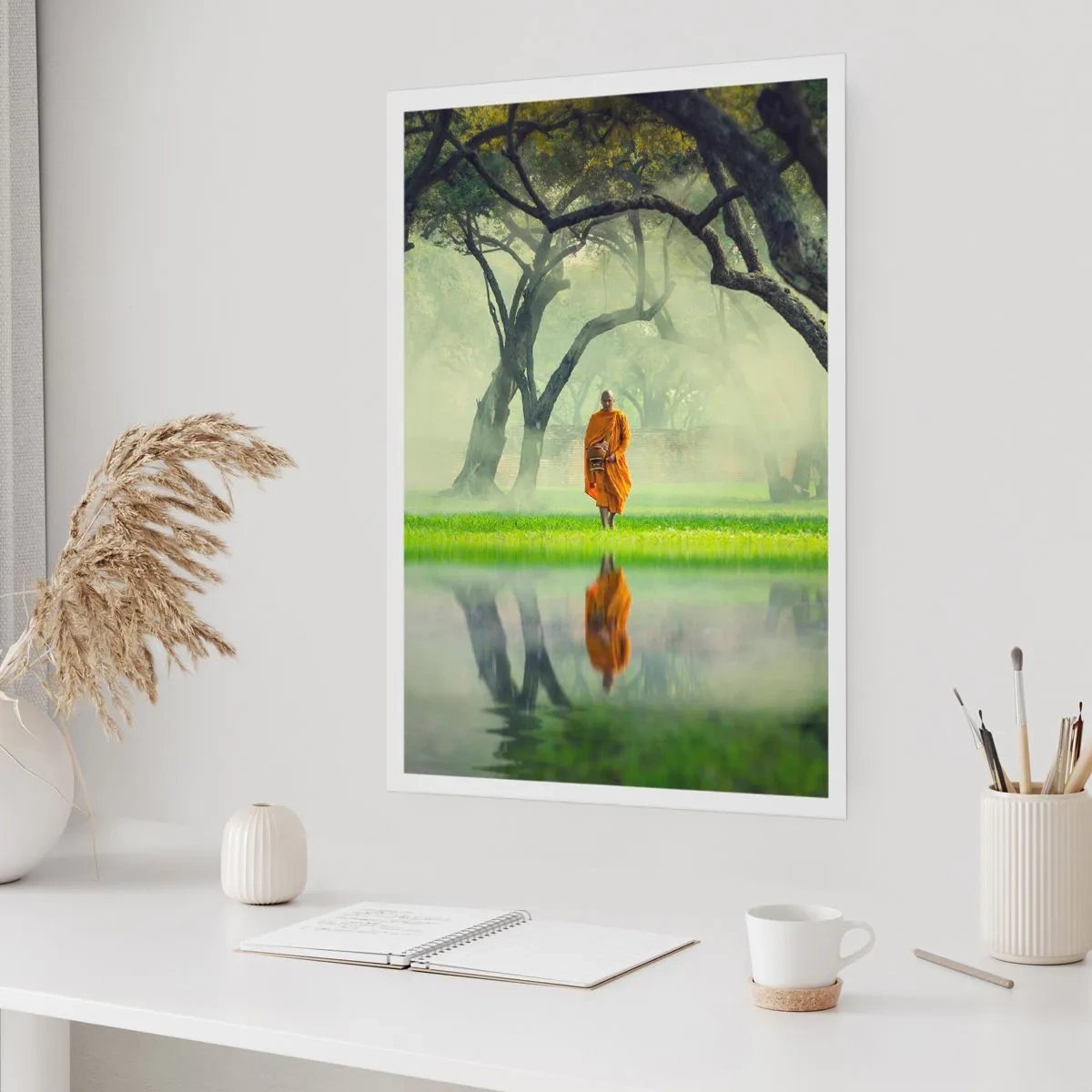 Poster - In cammino verso l'illuminazione - 40x50 cm