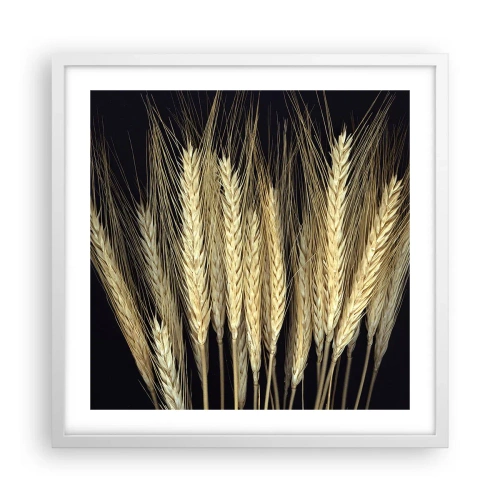 Poster in cornice bianca - Magia rustica - 50x50 cm