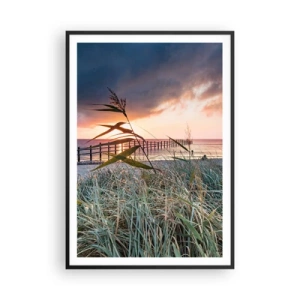 Poster in cornice nera - Non andrà via col vento - 70x100 cm