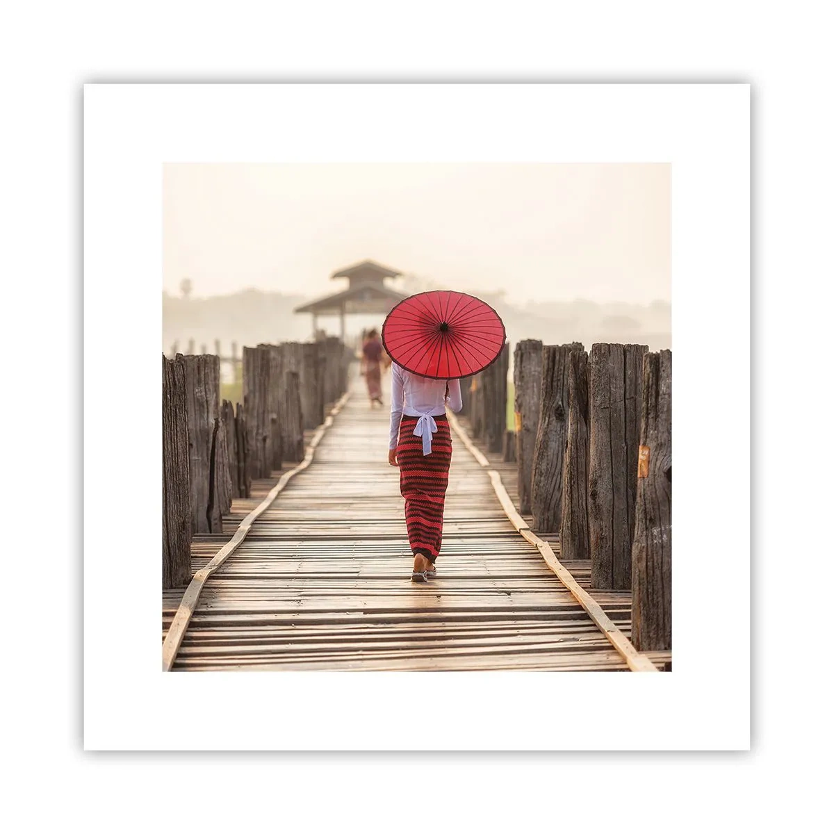 Poster - Sul vecchio ponte - 30x30 cm