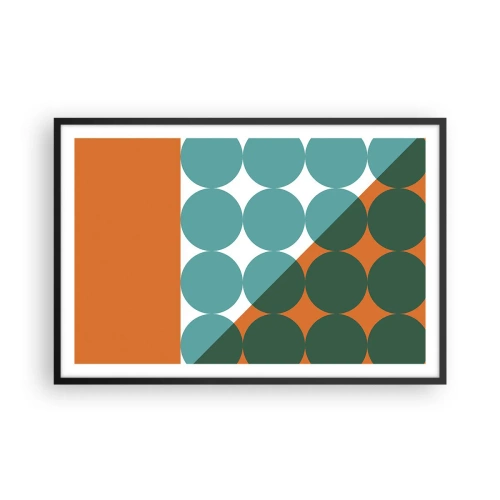 Poster in cornice nera - In alto obliquo - 91x61 cm