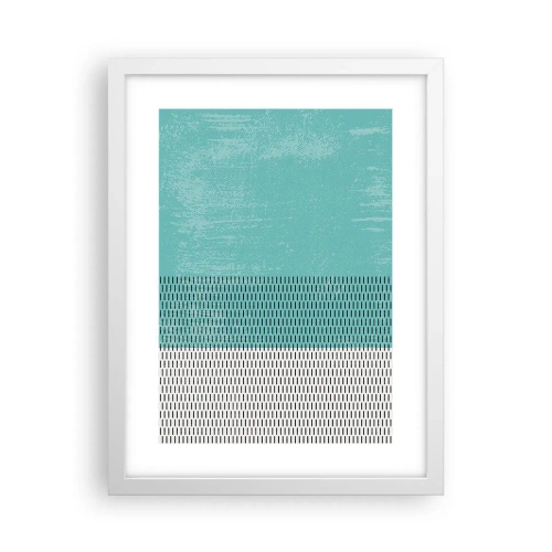 Poster in cornice bianca - Composizione equilibrata - 30x40 cm
