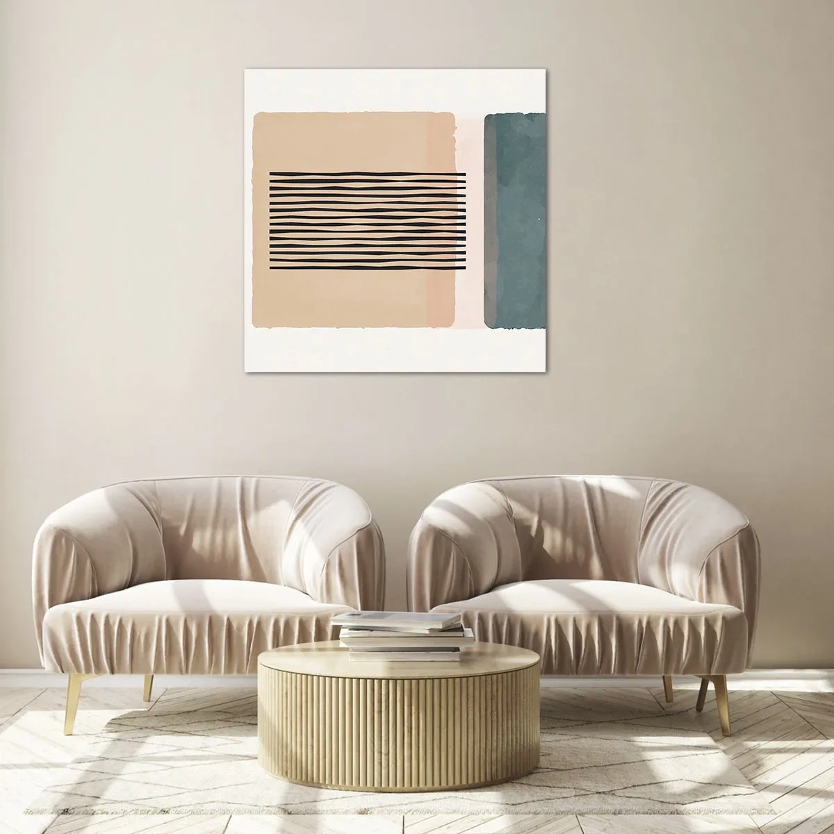 Quadro su vetro - Tutto a posto - 40x40 cm