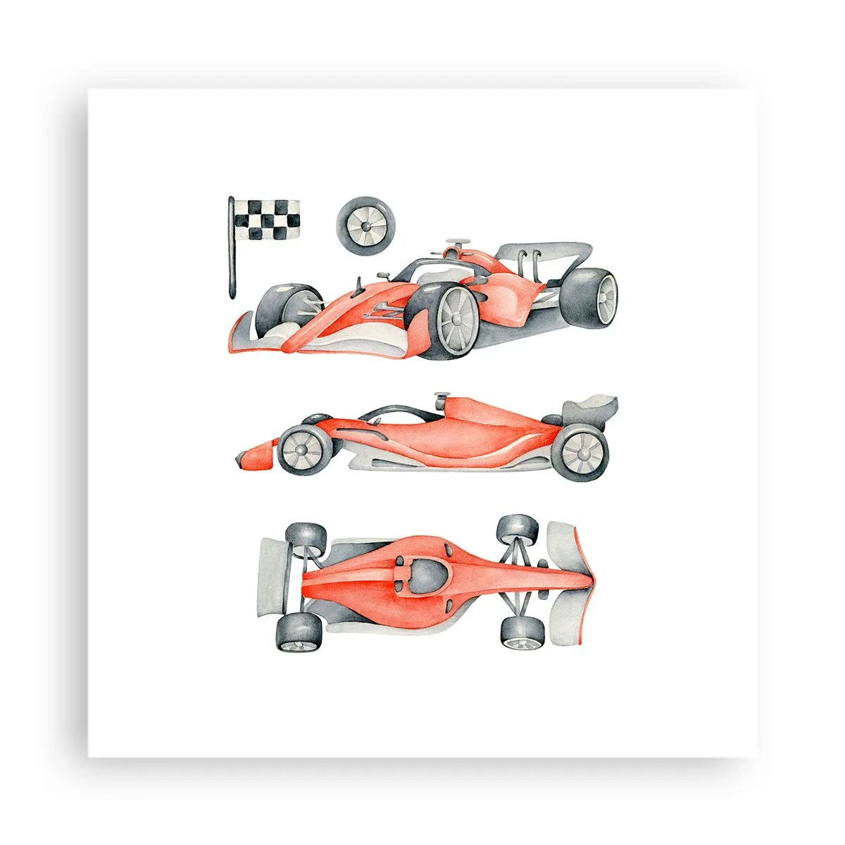 Poster - Inseguendo i sogni - 40x40 cm