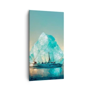 Quadro su tela - Stampe su Tela - Brillante artico - 55x100 cm