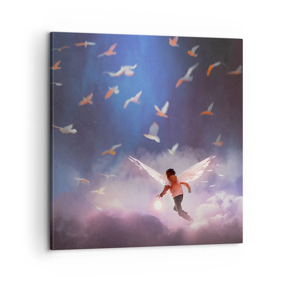 Quadro su tela - Stampe su Tela - Bisogna avere fantasia e coraggio - 60x60 cm