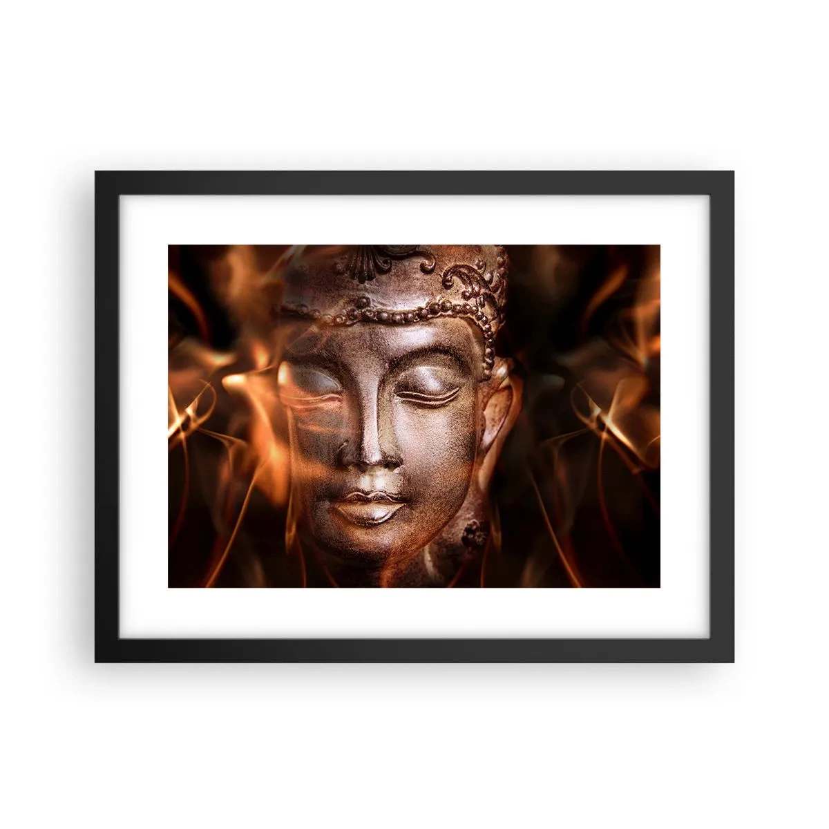 Poster in cornice nera - Esiste solo qui e ora - 40x30 cm