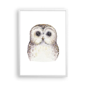 Poster in cornice bianca - Guardami negli occhi - 50x70 cm