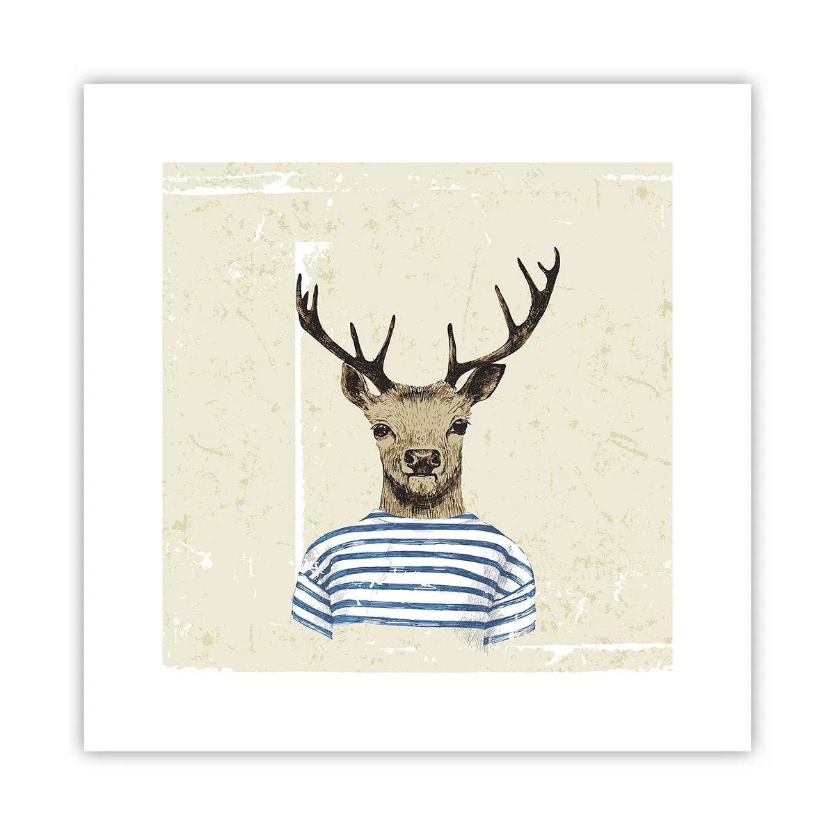 Poster - Mi piacciono le camicie a righe! - 30x30 cm