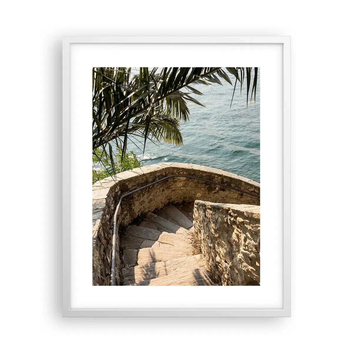 Poster in cornice bianca - Sotto il sole d'Italia - 40x50 cm