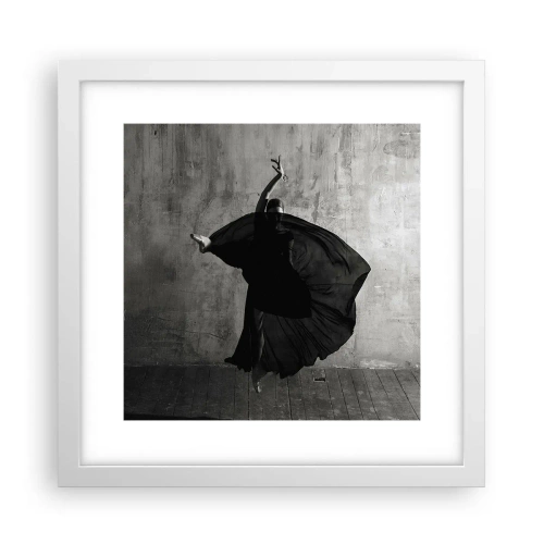 Poster in cornice bianca - Fasce piene di passione - 30x30 cm