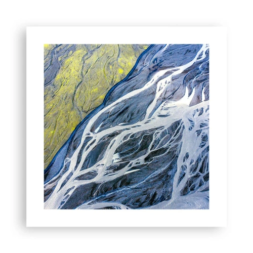 Poster - Le pitture rupestri della natura - 40x40 cm