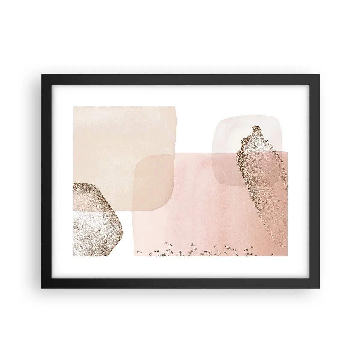 Poster in cornice nera - Incontro attraverso il colore - 40x30 cm