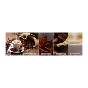 Campione di Fotomurale Premium Sand - Sapore e profumo speziato - Gastronomia, Caffè, Cannella - 100x30 cm