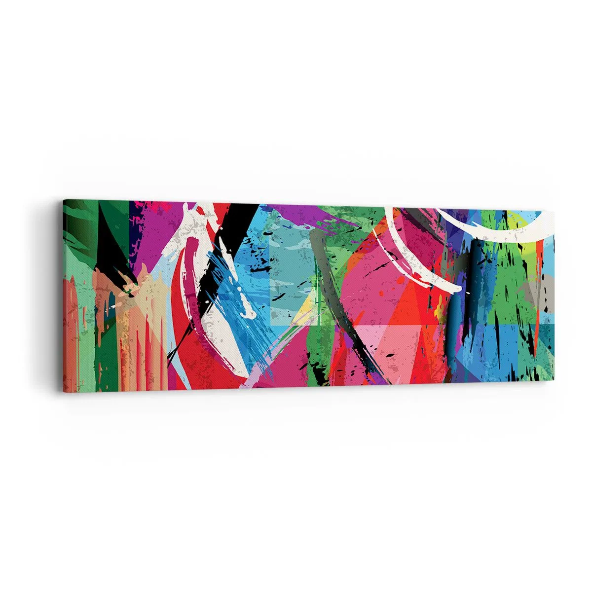 Quadro su tela - Stampe su Tela - Veloce, vivo e saltellante - 90x30 cm