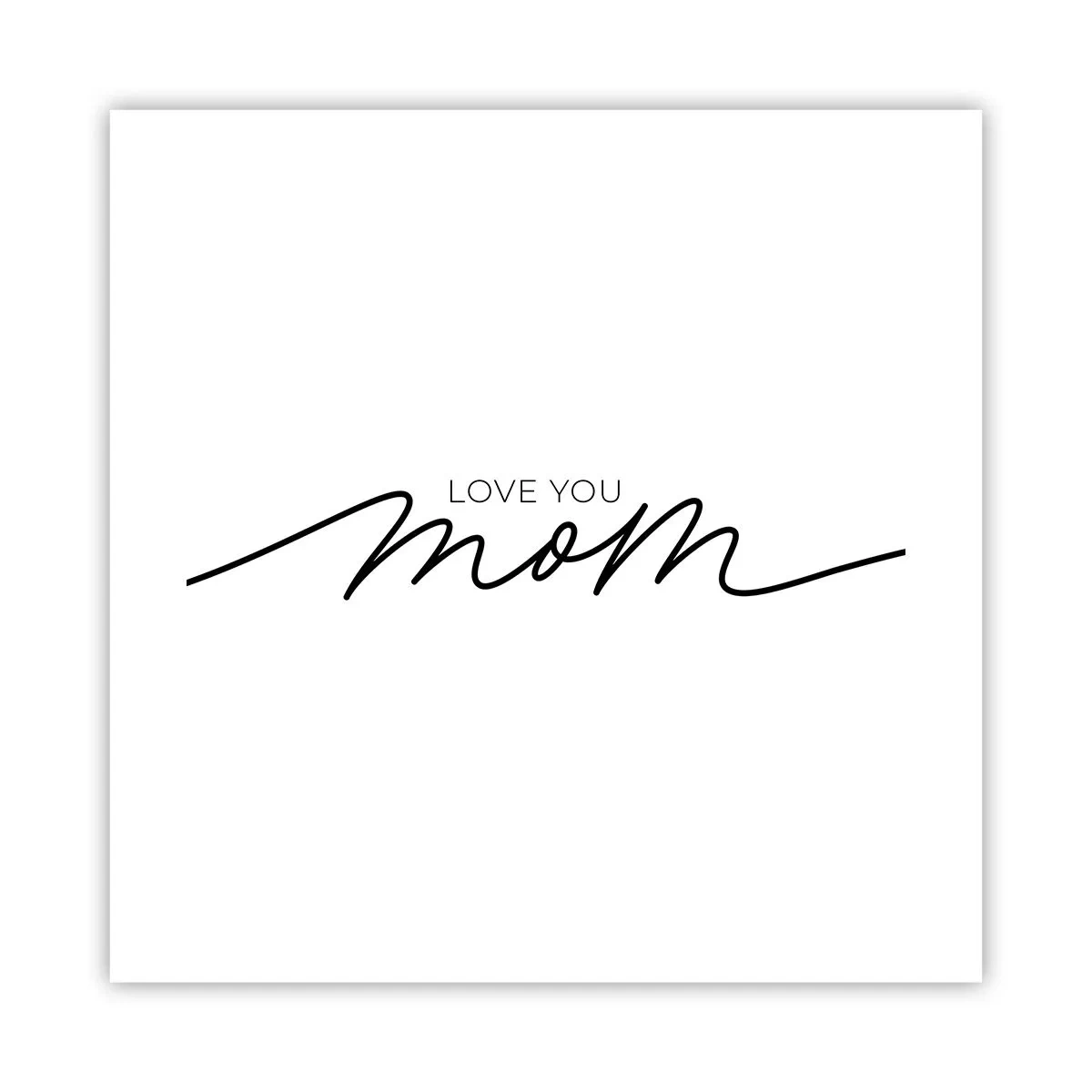 Poster - Grande commozione - 40x40 cm