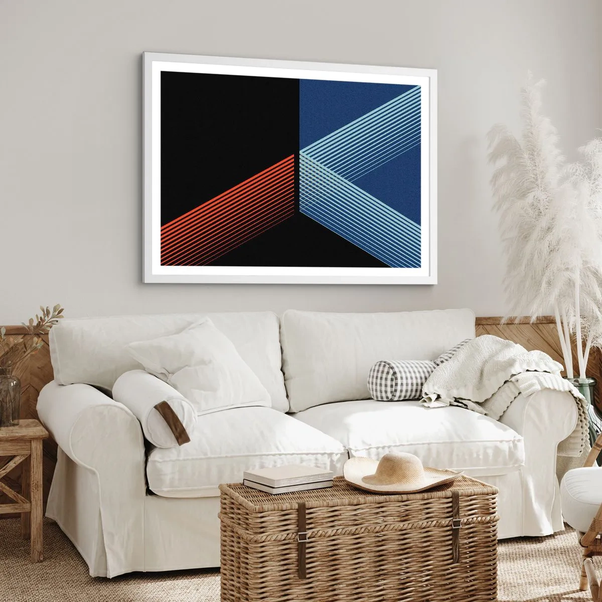 Poster in cornice bianca - Una storia semplice - 50x40 cm