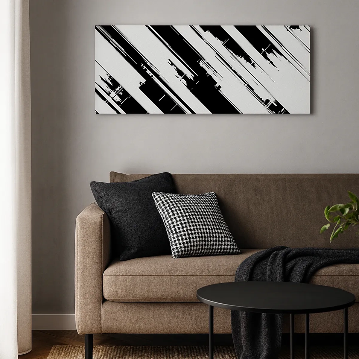 Quadro su tela - Stampe su Tela - Composizione intensa e dinamica - 30x30 cm