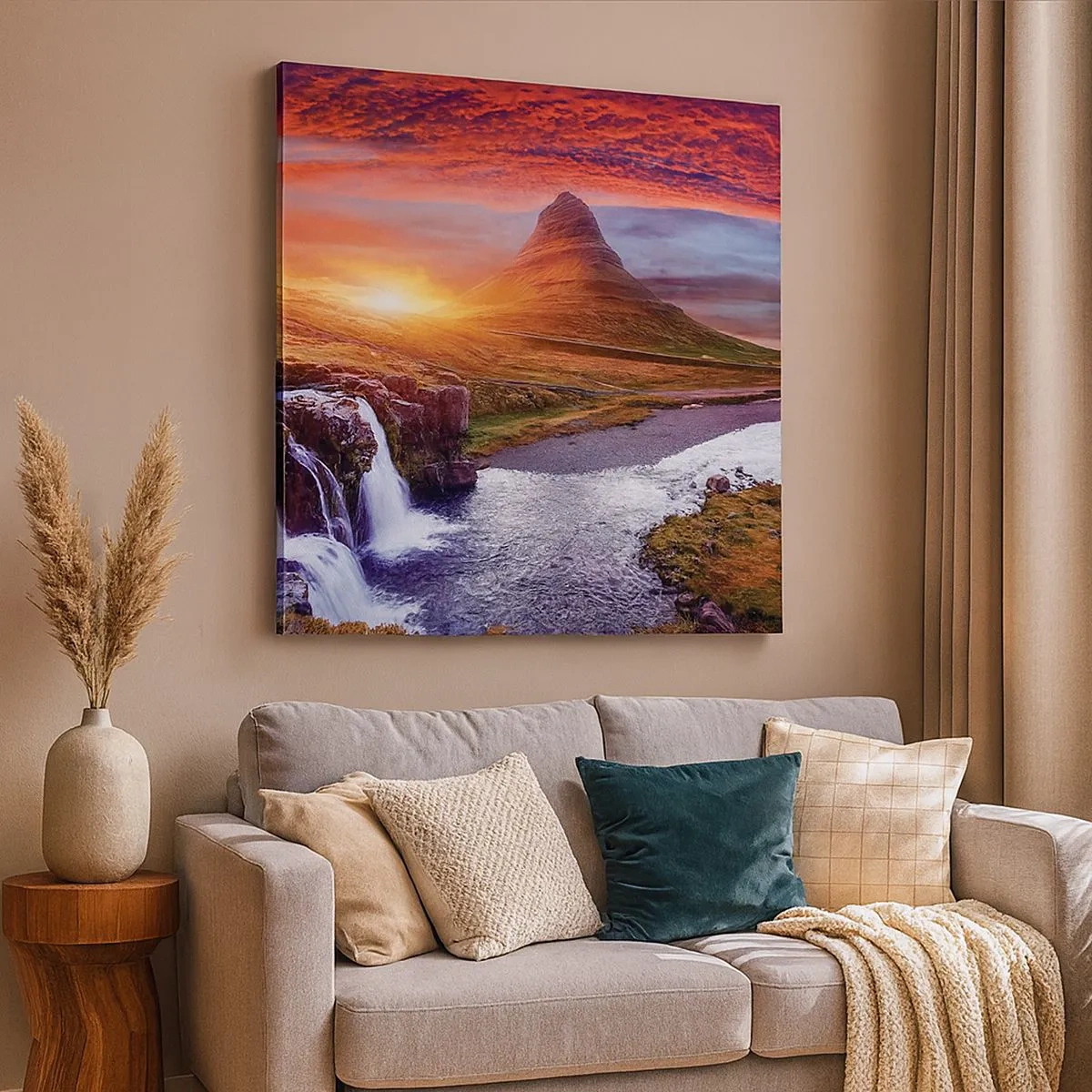 Quadro su tela - Stampe su Tela - Paesaggio della Terra di Mezzo - 30x30 cm