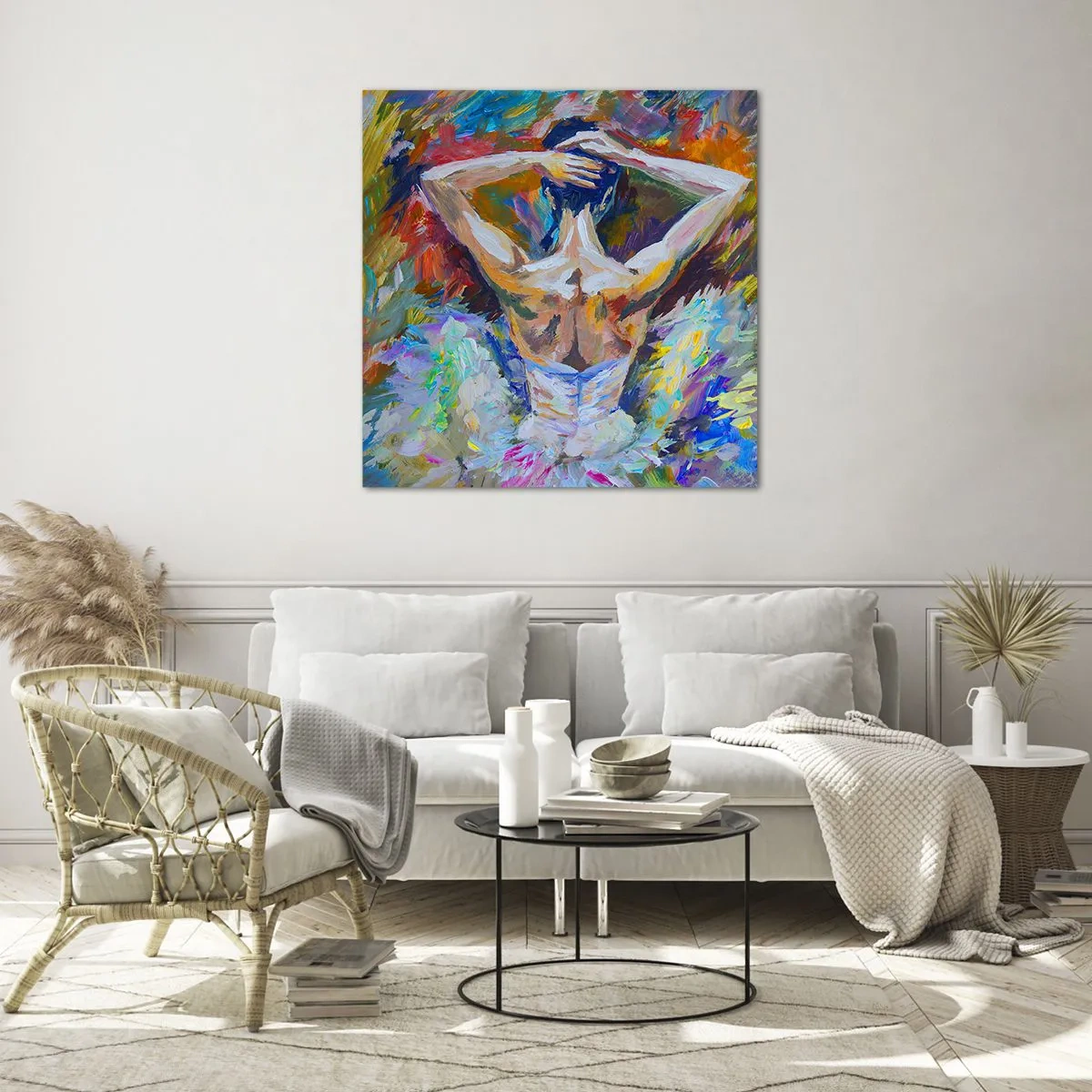 Quadro su vetro - Tutto può succedere - 50x50 cm