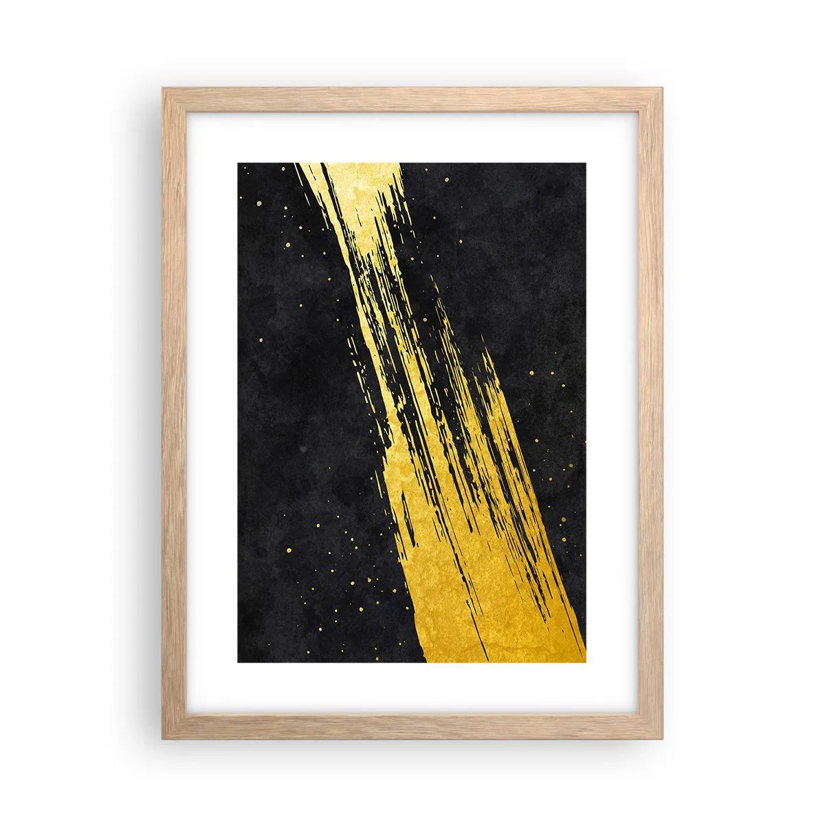 Poster in cornice rovere chiaro - Salto nell'iperspazio - 30x40 cm