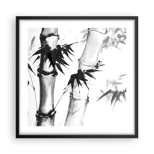 Poster in cornice nera - Particolare d'oriente - 50x50 cm