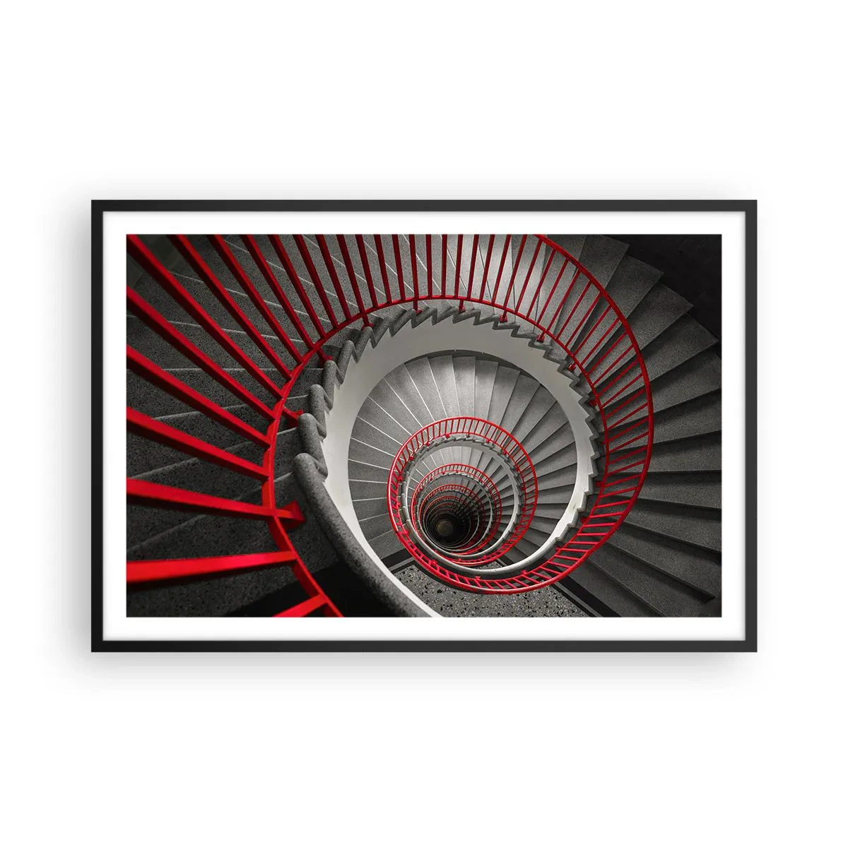 Poster in cornice nera - I giochi dell'architettura - 91x61 cm
