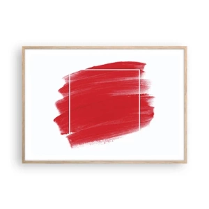 Poster in cornice rovere chiaro - Fuori dagli schemi - 100x70 cm