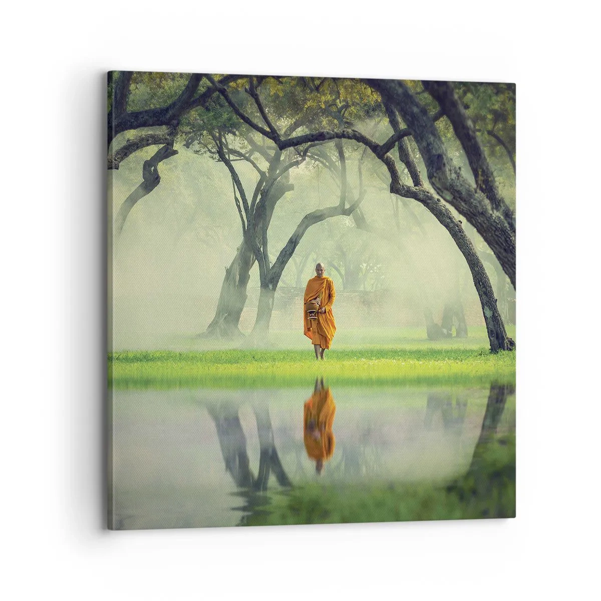 Quadro su tela - Stampe su Tela - In cammino verso l'illuminazione - 70x70 cm