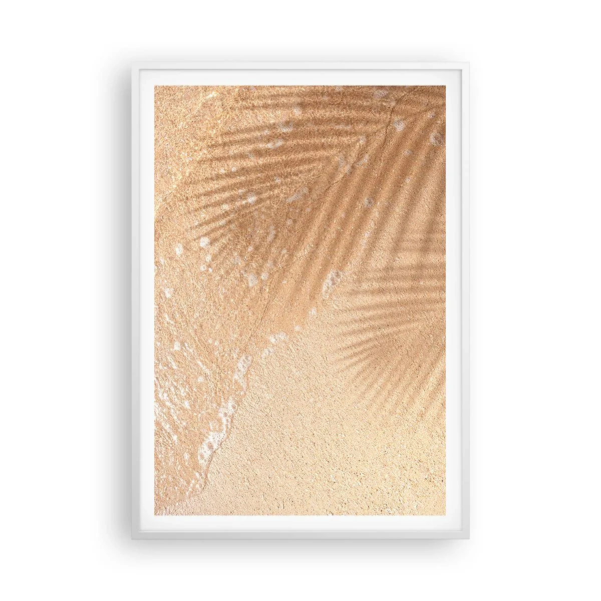 Poster in cornice bianca - Ombra di un'estate bollente - 70x100 cm