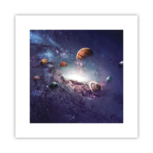 Poster - Sistema solare danzante - 30x30 cm