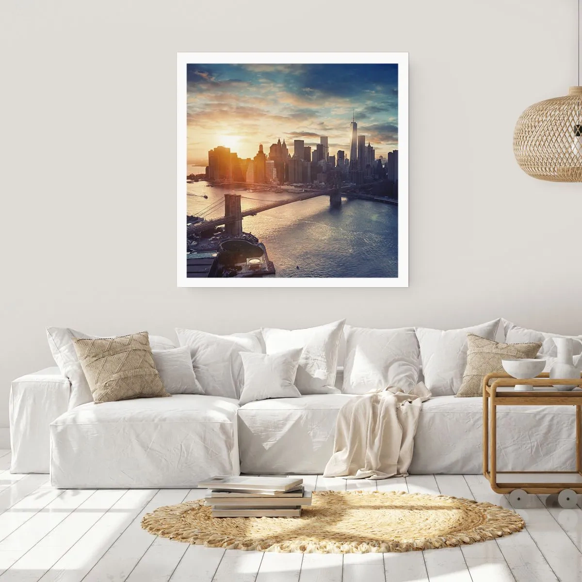 Poster - Il monumento alla cultura dell'occidente - 50x50 cm