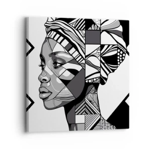 Quadro su tela - Stampe su Tela - Ritratto etnico - 30x30 cm