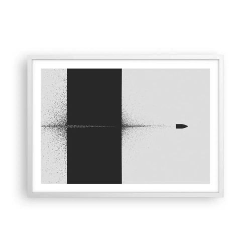 Poster in cornice bianca - Dritto allo scopo - 70x50 cm
