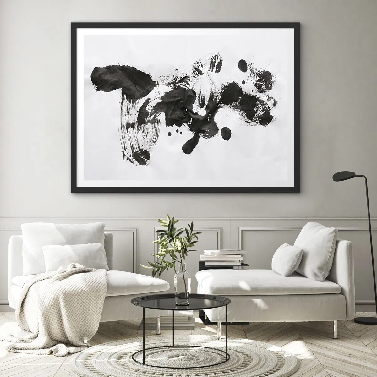 Poster in cornice nera - C'è un senso nella follia? - 91x61 cm