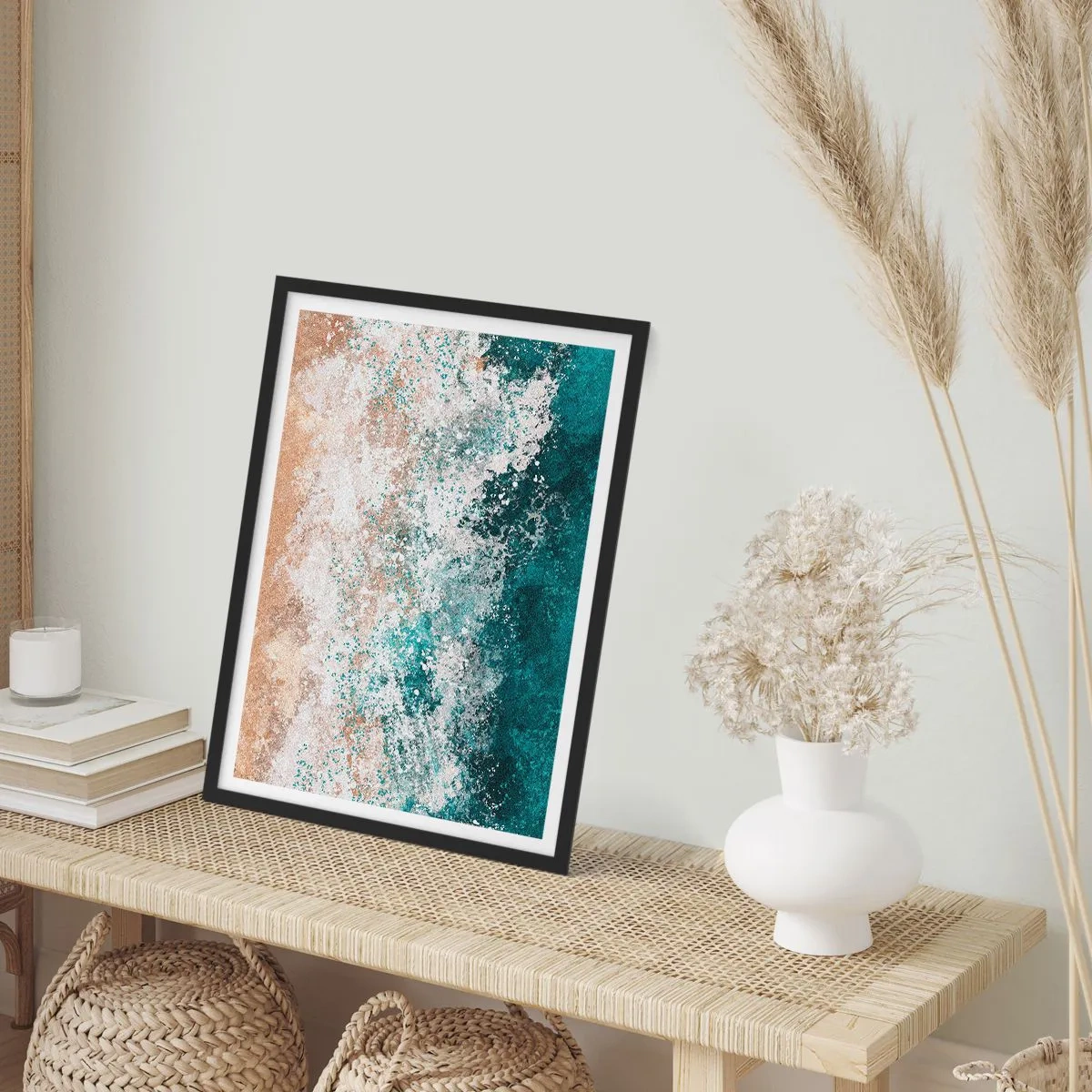 Poster in cornice nera - Storie di mare - 61x91 cm